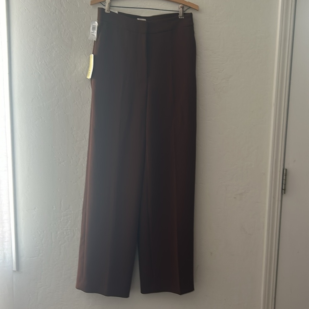 NWT Aritzia Alanya pant in cognac - Picture 2 of 4
